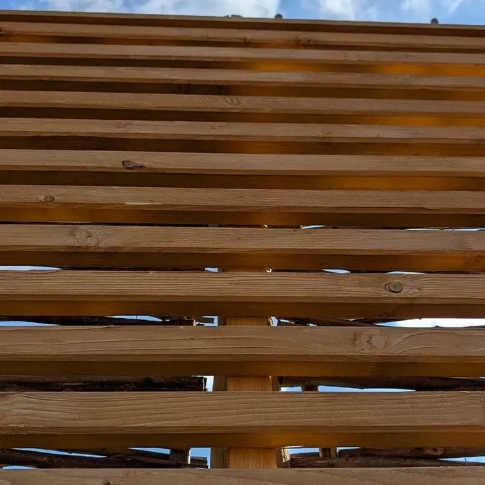 1.8m Black Wooden Trellis for Planter