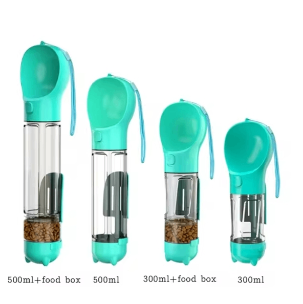 3-in-1 Travel Water Bottle & Food Dispenser, detail view