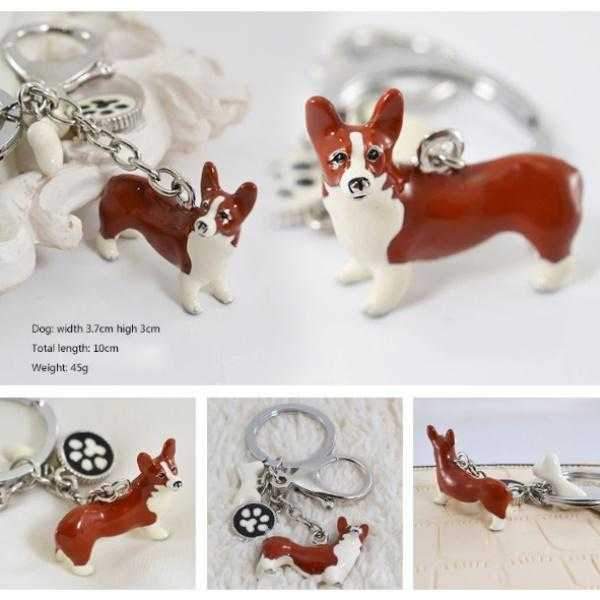 3D Corgi Key Ring - Key Rings from Sale at DoggyTopia