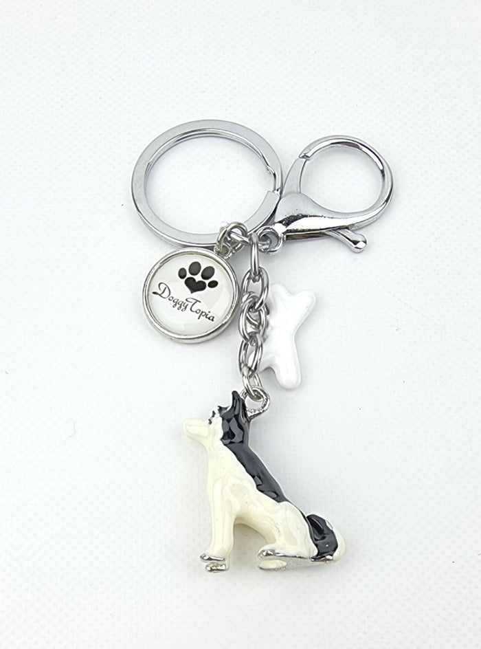 3D Husky Key Ring - Key Rings from Sale at DoggyTopia