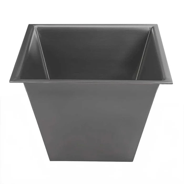 40cm Zinc Galvanised Matte Grey Insert