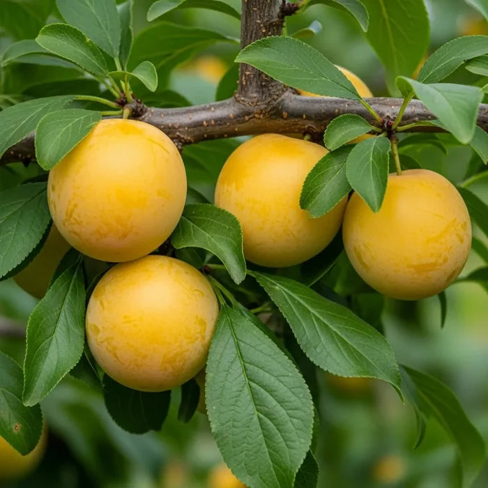 5ft 'Oullins Golden Gage' Plum Tree | 7.5L Pot | 2 Years Old