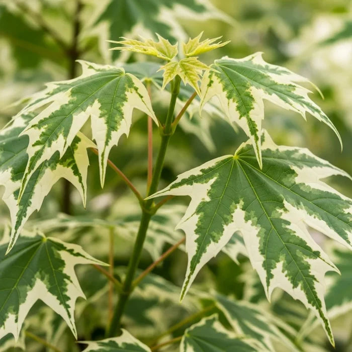 5ft Variegated Norway Maple Tree | Acer platanoides 'Drummondii' | Bare Root | 2 Years Old