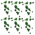 6 x 100cm Artificial Hanging Trailing Monstera Plant