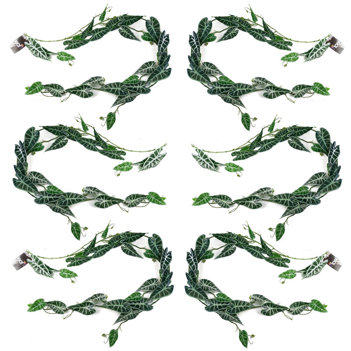6 x 180cm Artificial Hanging Trailing Amazonica Plant