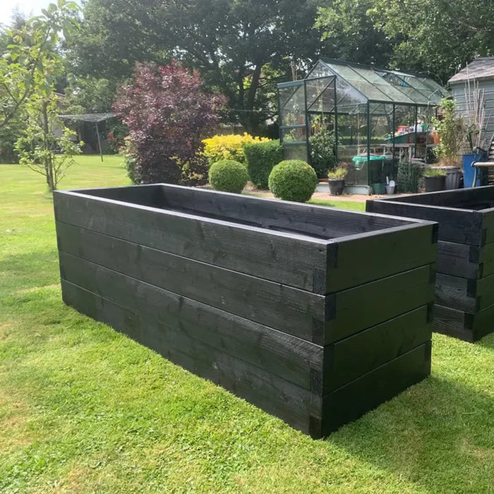 Customisable Wooden Trough Planter