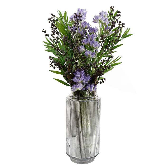 60cm Purple Starflower Stem - 5 Flowers
