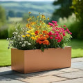 70cm Zinc Galvanised Copper Trough Planter