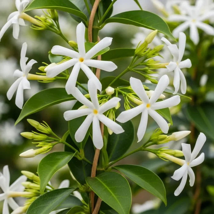 7ft Star Jasmine | Trachelospermum jasminoides | 5L Pot