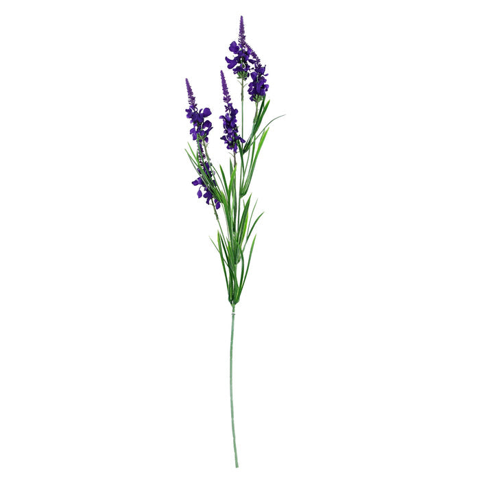 80cm Purple Larkspur Artifical Stem