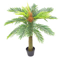 90cm (3ft) Deluxe Artificial Plant Two-Tone Palm Tree - Potted