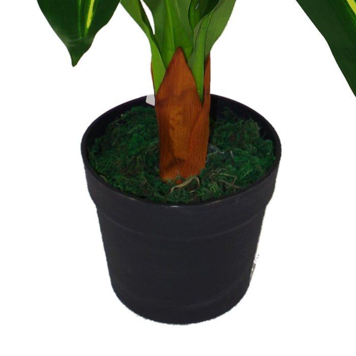 90cm Extra Wide Dracaena Variegated Large Artificial Dragon Plant Tree