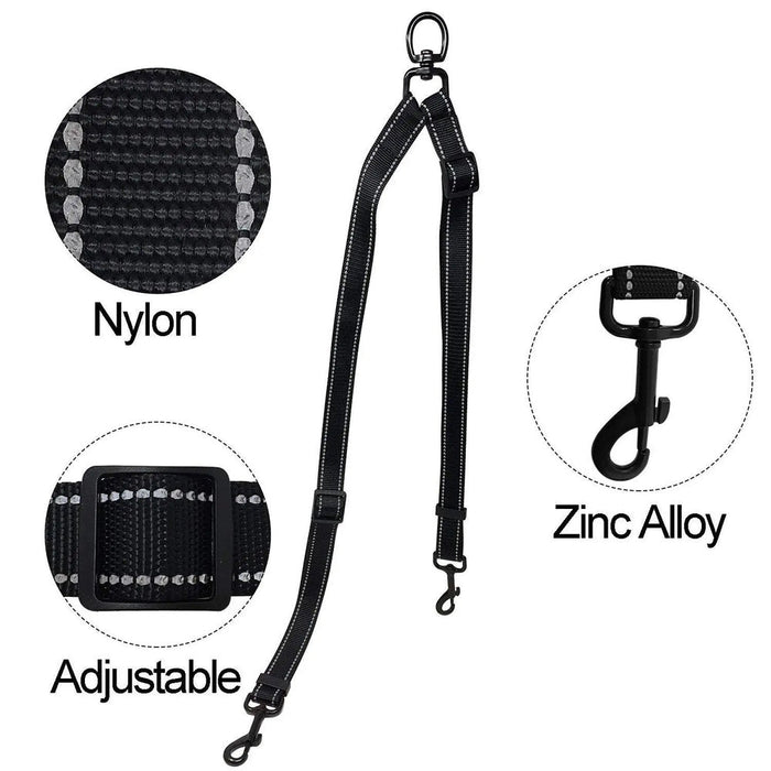 Adjustable Leash Splitter - Leash Splitters from . at DoggyTopia
