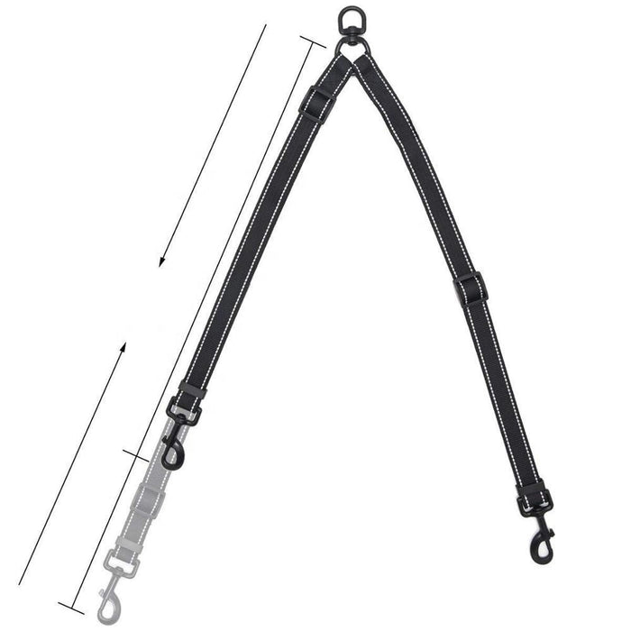 Adjustable Leash Splitter - Leash Splitters from . at DoggyTopia