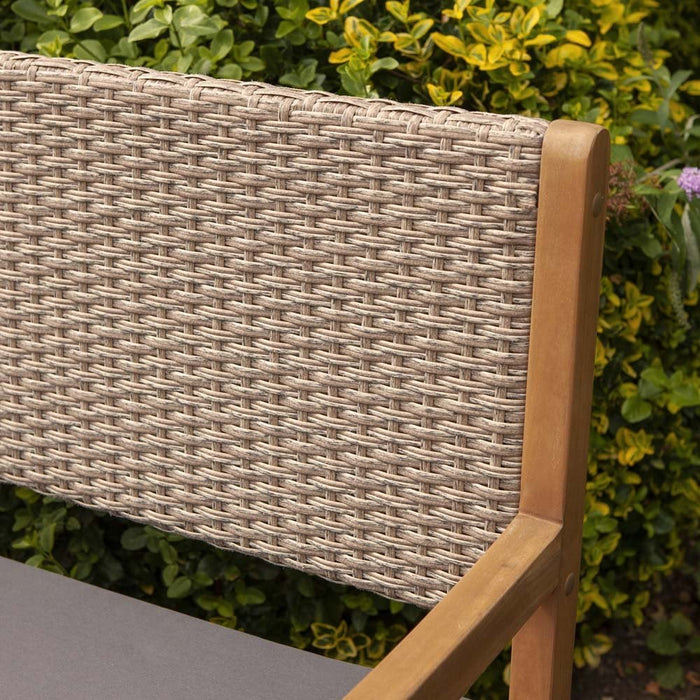 Alderley Rattan Storage Bench - Natural