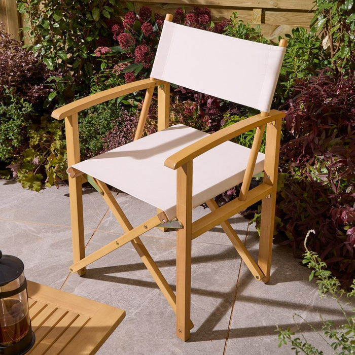 Ascot Folding Director's Chair - Natural