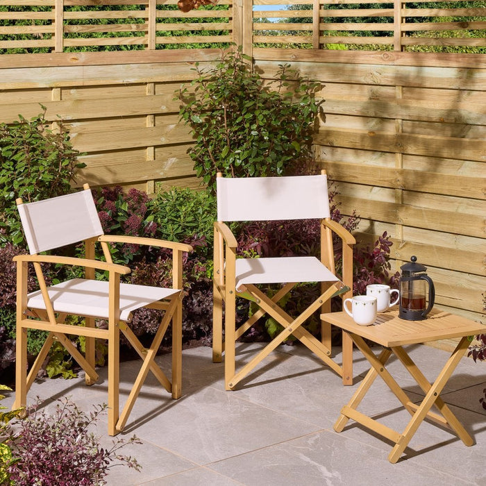 Ascot Folding Director's Chair - Natural