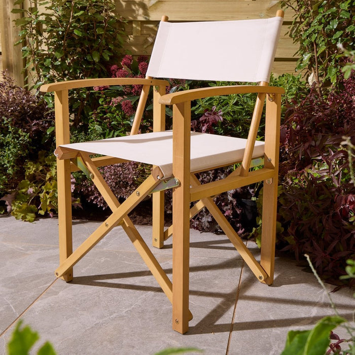 Ascot Folding Director's Chair - Natural