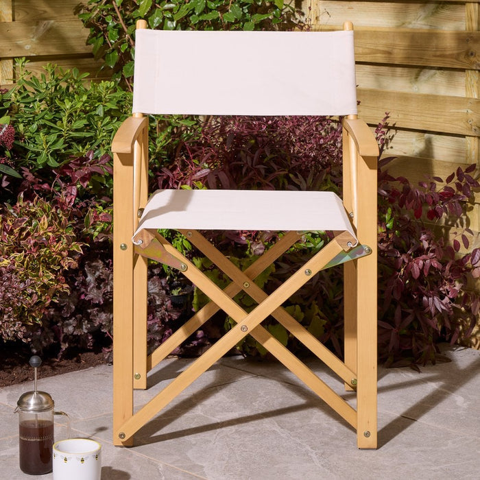 Ascot Folding Director's Chair - Natural