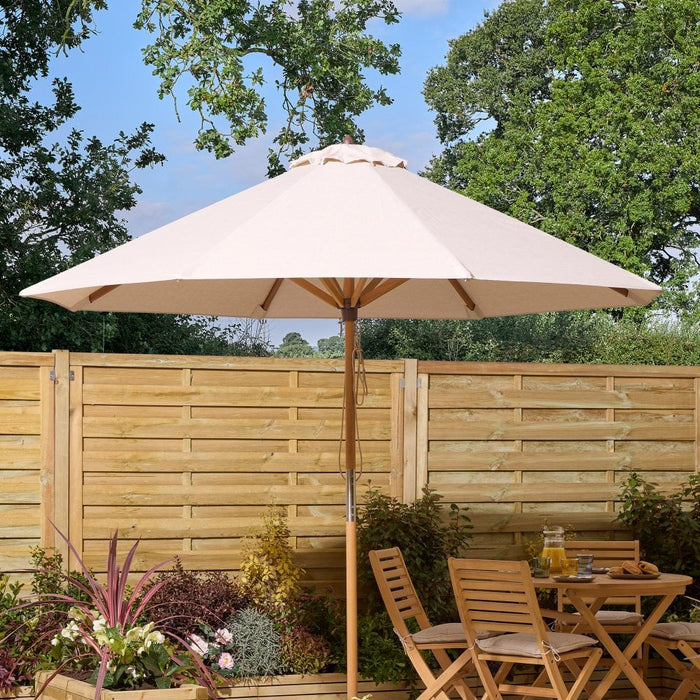 Ashdown Wooden Parasol - 2.2m