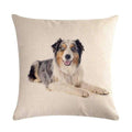 Australian Shepherd Merle Throw Cushion - Cushions from Sale at DoggyTopia