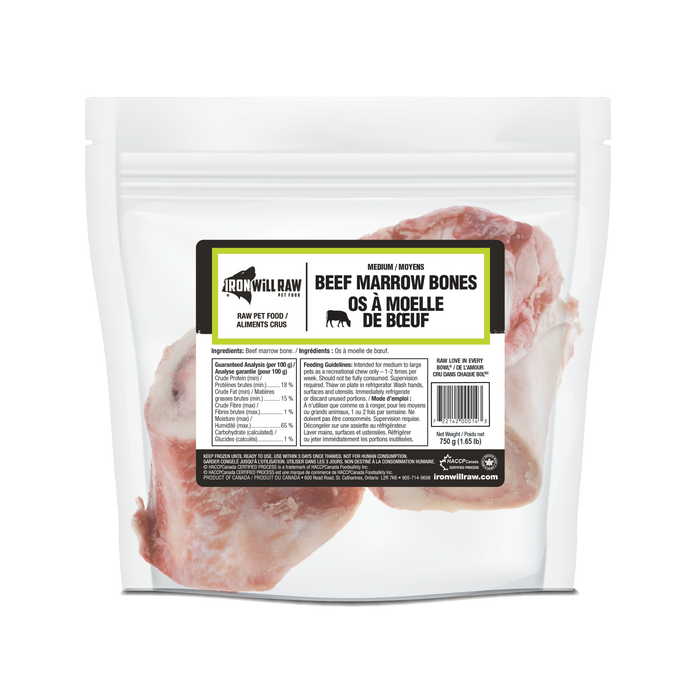 Beef Marrow Bones, Medium - 750 g