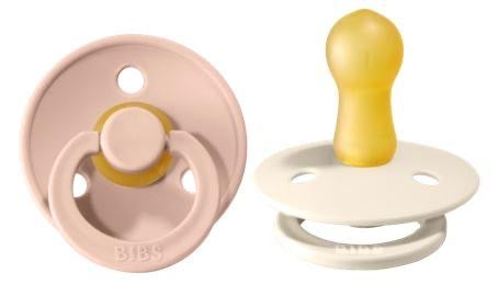 BIBS Colour Natural Rubber Latex Pacifier 2-Pack | Size 3 (18+ Months)