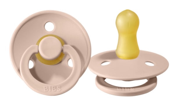 BIBS Colour Natural Rubber Latex Pacifier 2-Pack | Size 3 (18+ Months)