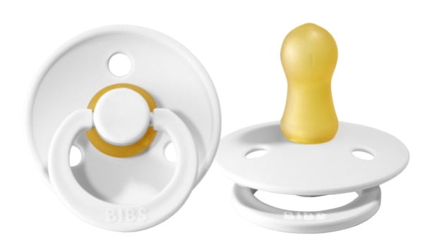 BIBS Colour Natural Rubber Latex Pacifier 2-Pack | Size 3 (18+ Months)