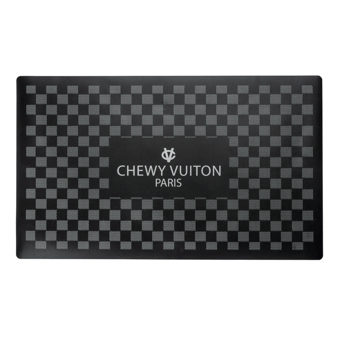 Black Checker Chewy Vuiton Placemat