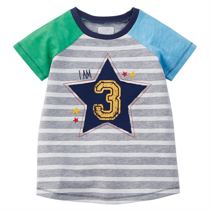 BOY 3 BIRTHDAY SHIRT