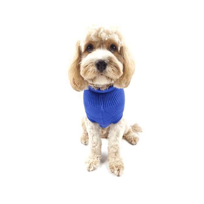 Cable Knit Jumper - Royal Blue - Knit Jumpers from DoggyTopia at DoggyTopia