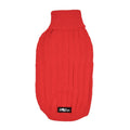 Cable Knit Jumper - Ruby - Knit Jumpers from Sale at DoggyTopia