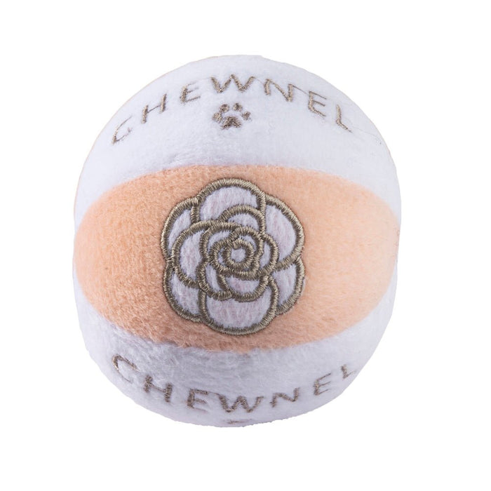 Chewnel Blush Ball Dog Toy - Designer Toys from Dog Diggin Designs at DoggyTopia