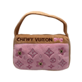 Chewy Vuiton Pink Blossom Purse Dog Toy - Designer Toys from Dog Diggin Designs at DoggyTopia