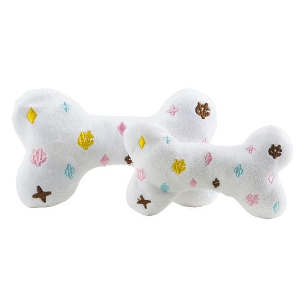 Chewy Vuiton White Bone Toy - Designer Toys from Haute Diggity Dog at DoggyTopia