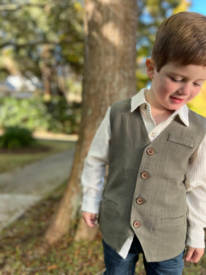Clemson vest Olive