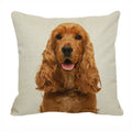 Cocker Spaniel Throw Cushion - Cushions from . at DoggyTopia