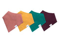 Copper Pearl Baby Bandana Bibs | Jade Set