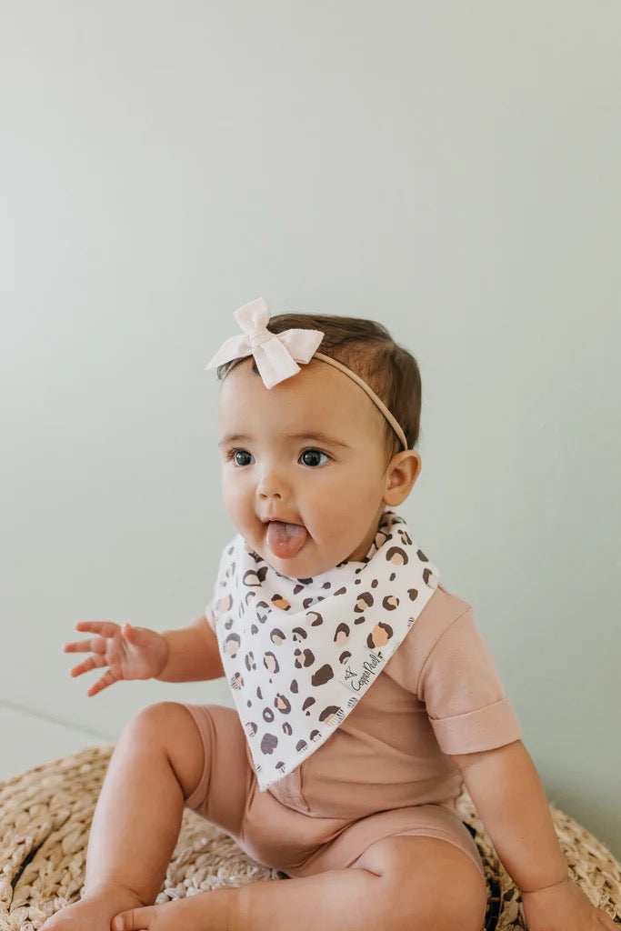 Copper Pearl Baby Bandana Bibs | Zara Set