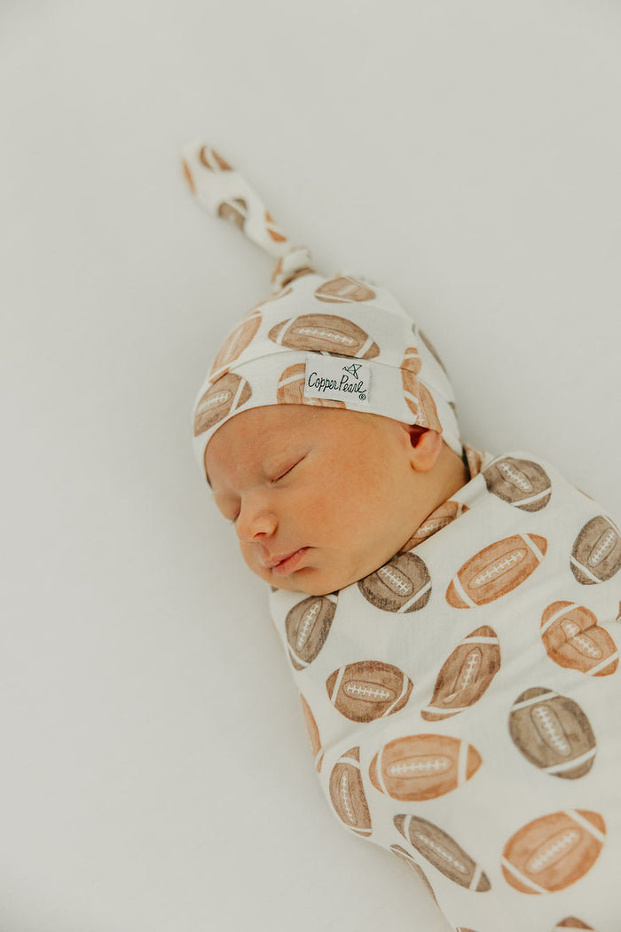 Copper Pearl Knit Swaddle Blanket | Blitz