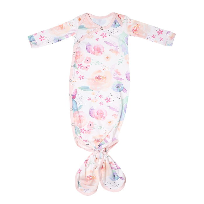 Copper Pearl Newborn Knotted Gown | Bloom