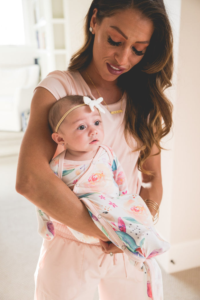 Copper Pearl Newborn Knotted Gown | Bloom