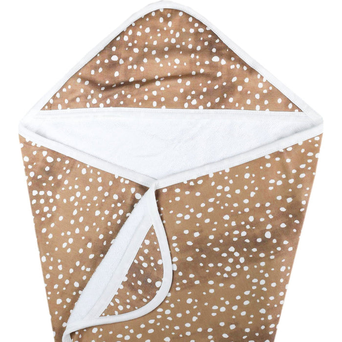 Copper Pearl Premium Baby Knit Hooded Towel | Fawn