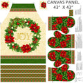 Deck the Halls - Apron Panel Beige Multi - C29004-12