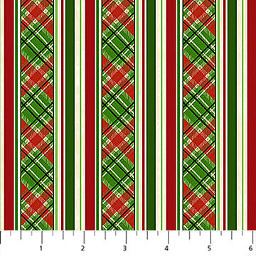 Deck the Halls - Stripe Beige Multi - 29000-12