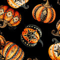 Decorative Pumpkin Toss - Black - Jeepers Creepers - 2600 31010 J