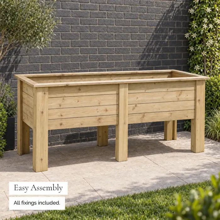 Deep Root V-Shape Timber Planter (1.8m) — easy assembly