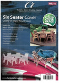 Deluxe Six Seat Round Table Set Cover