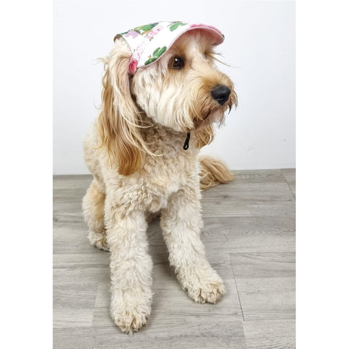 Dog Cap - Floral - Dog Hats from . at DoggyTopia